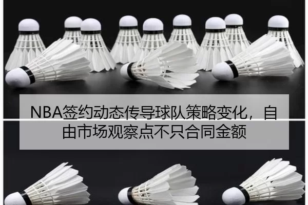 NBA签约动态传导球队策略变化，自由市场观察点不只合同金额